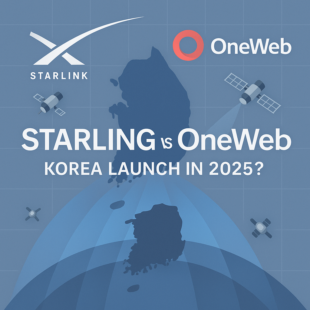 스타링크 vs 원웹 한국 출시 썸네일