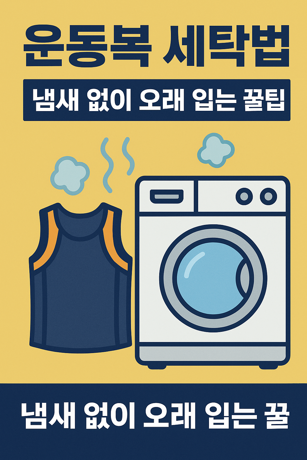 <img src="썸네일이미지주소" alt="운동복 세탁법 – 냄새 없이 오래 입는 꿀팁을 안내하는 일러스트 썸네일 이미지" />