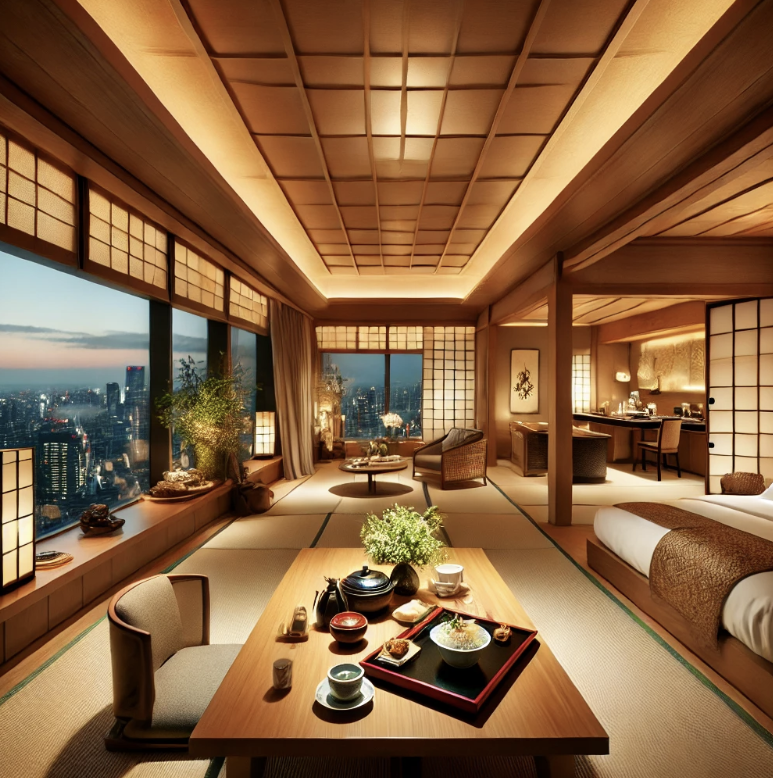 일본 호텔 객실 사진
