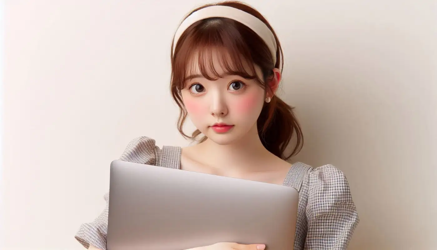 업비트에서-바이비트-송금-입금-방법을-알아보는-여성의-모습