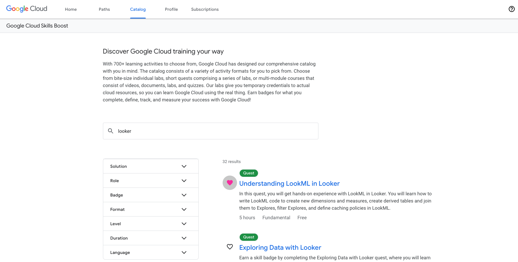 skills-boost의-첫화면
