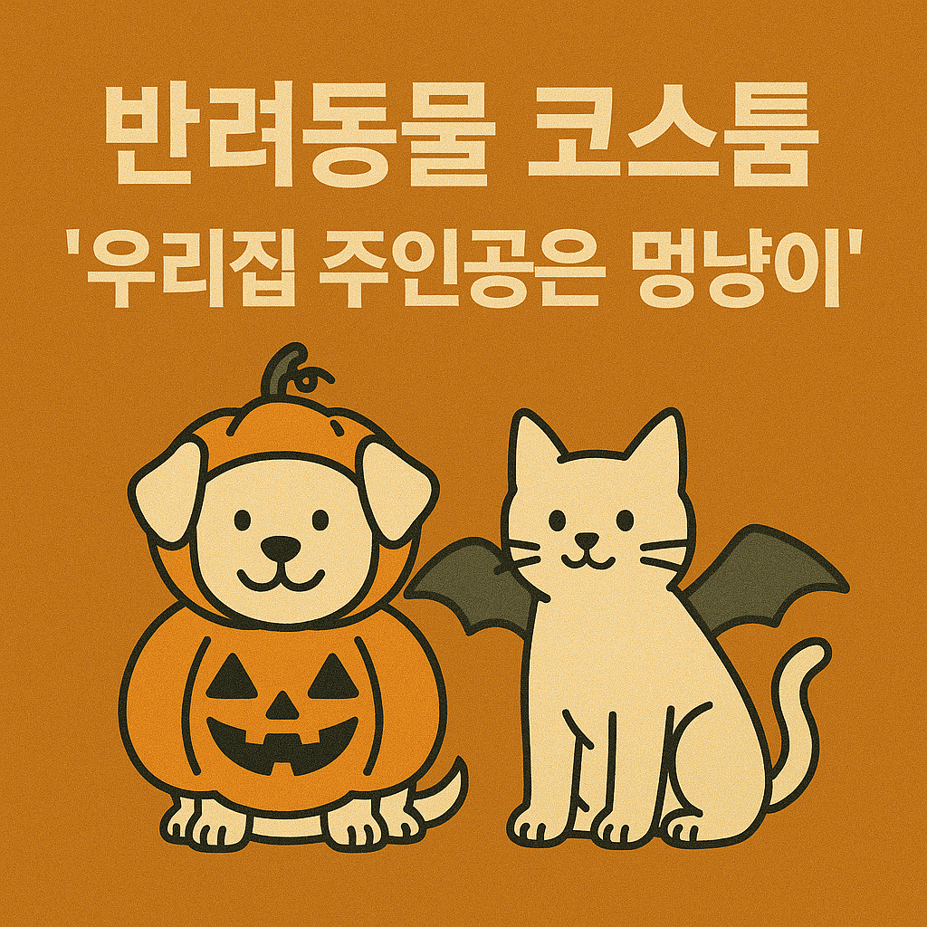 반려동물 코스튬 &ndash; &lsquo;우리집 주인공은 멍냥이&rsquo;