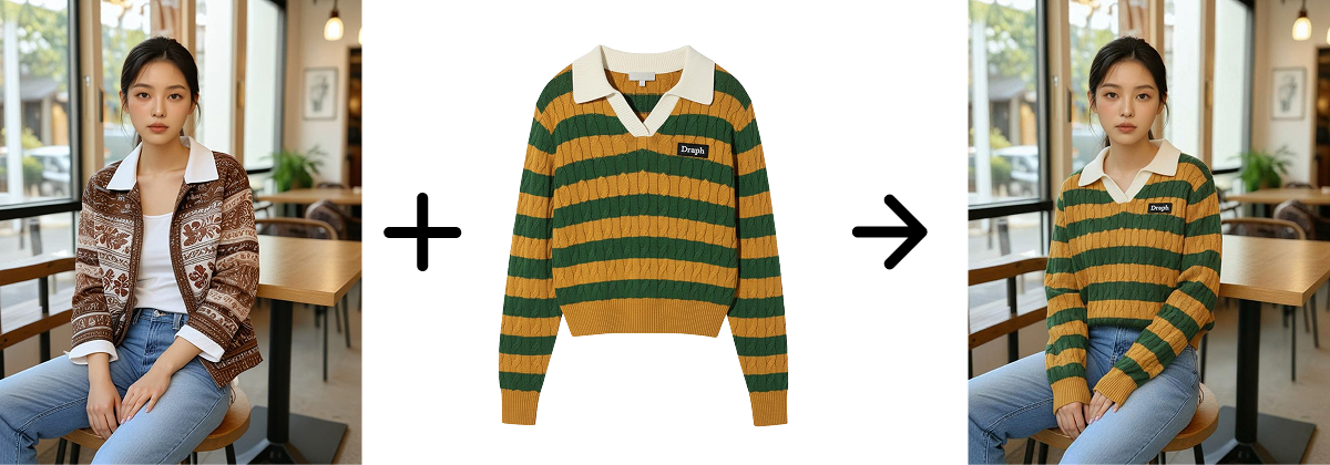 ドラップアートのAIミックス機能で作った画像