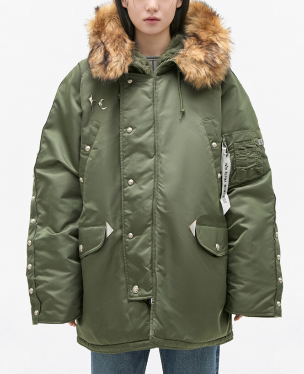 {패딩 야상} 구해줘! 홈즈 340회 :: 안재현(구홈) / 톰그레이하운드 카키 N-3B 파카 야상 점퍼