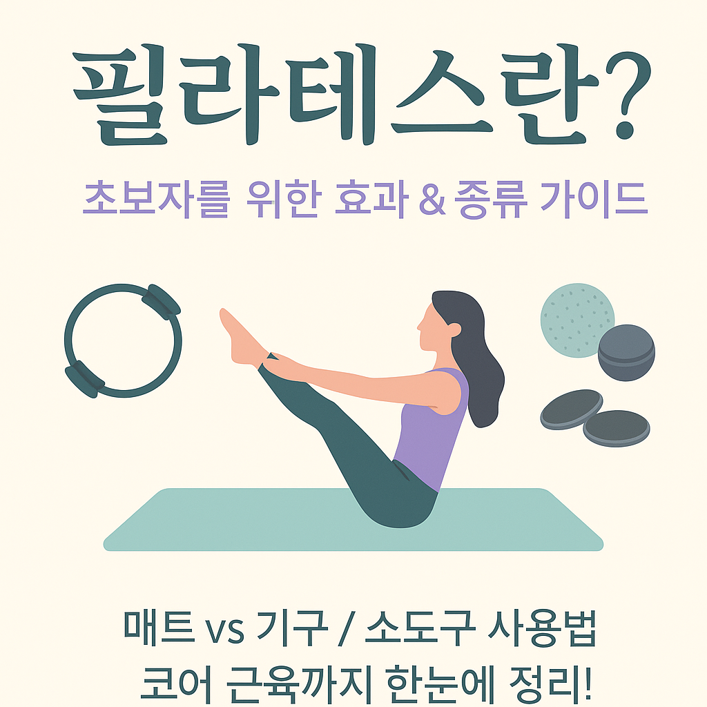 필라테스란?효과부터 종류까지 초보자 가이드 총정리