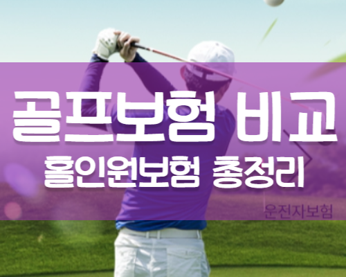 골프보험 홀인원보험