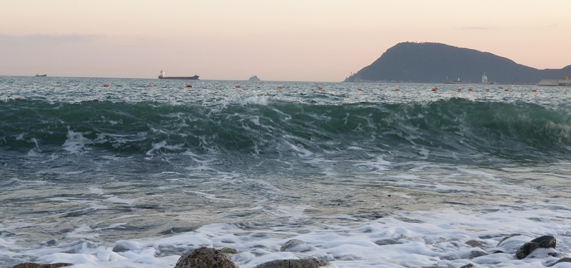 이기대 해안 바다사진