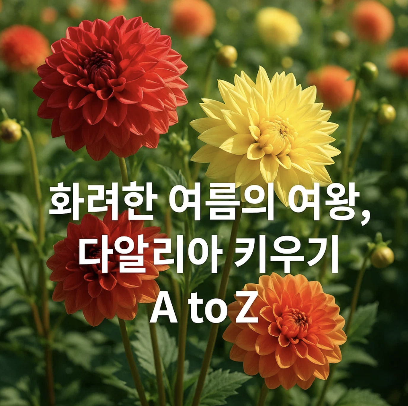 화려한 여름의 여왕, 다알리아 키우기 A to Z