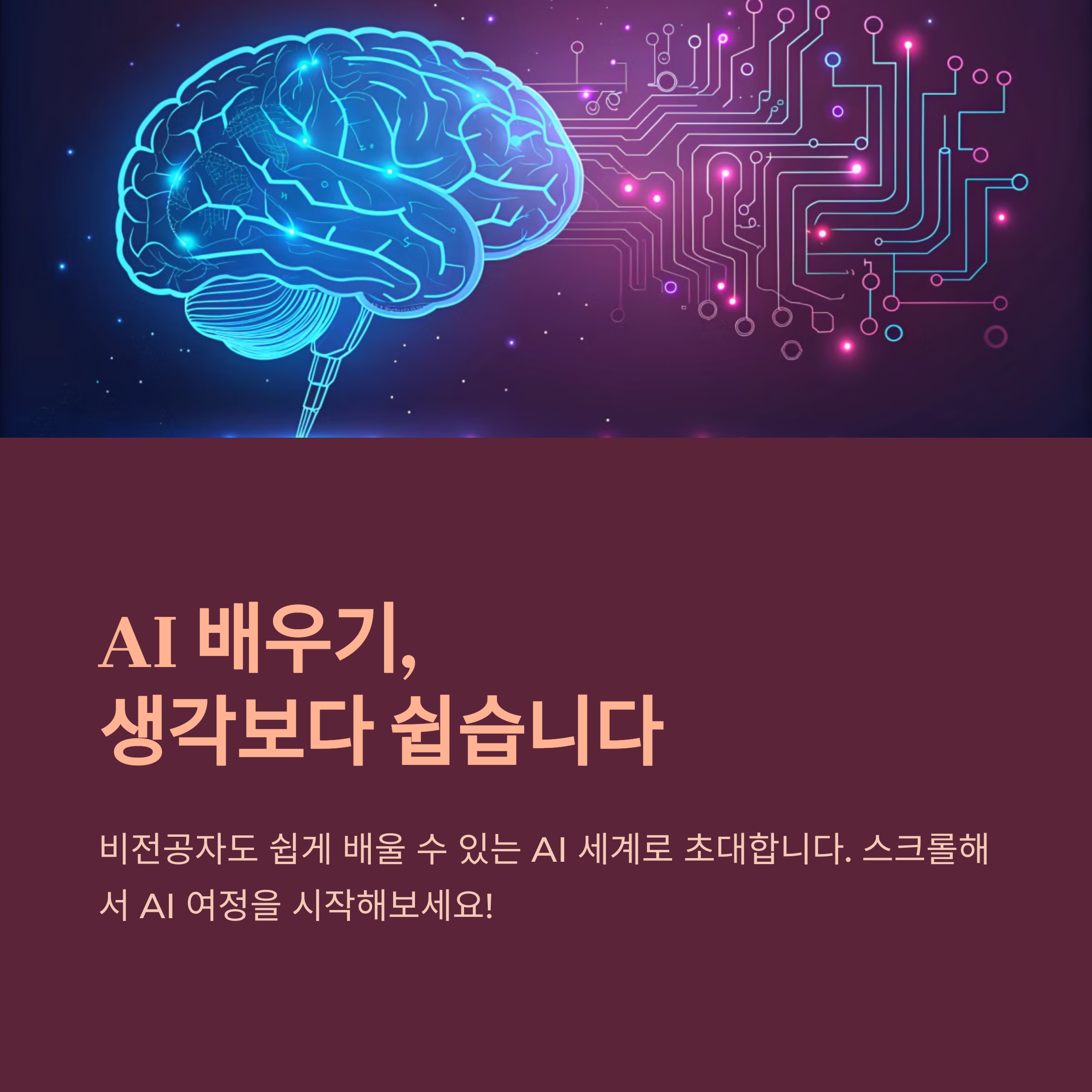 AI 쉽게 배우는 법! 비전공자도 따라할 수 있는 가이드