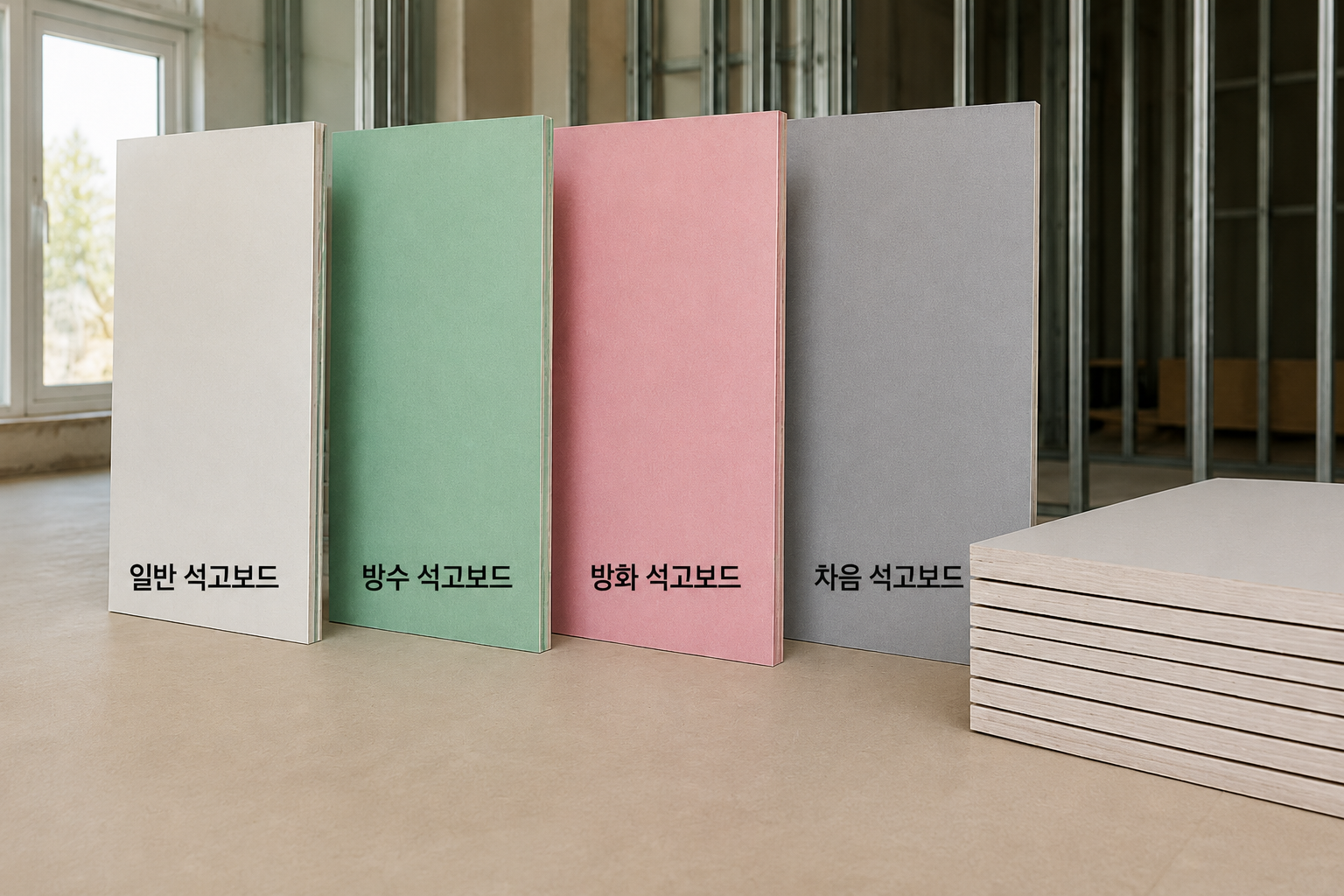 석고보드 종류