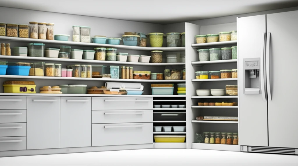 깔끔한 주방을 위한 반찬 용기 선택 ..