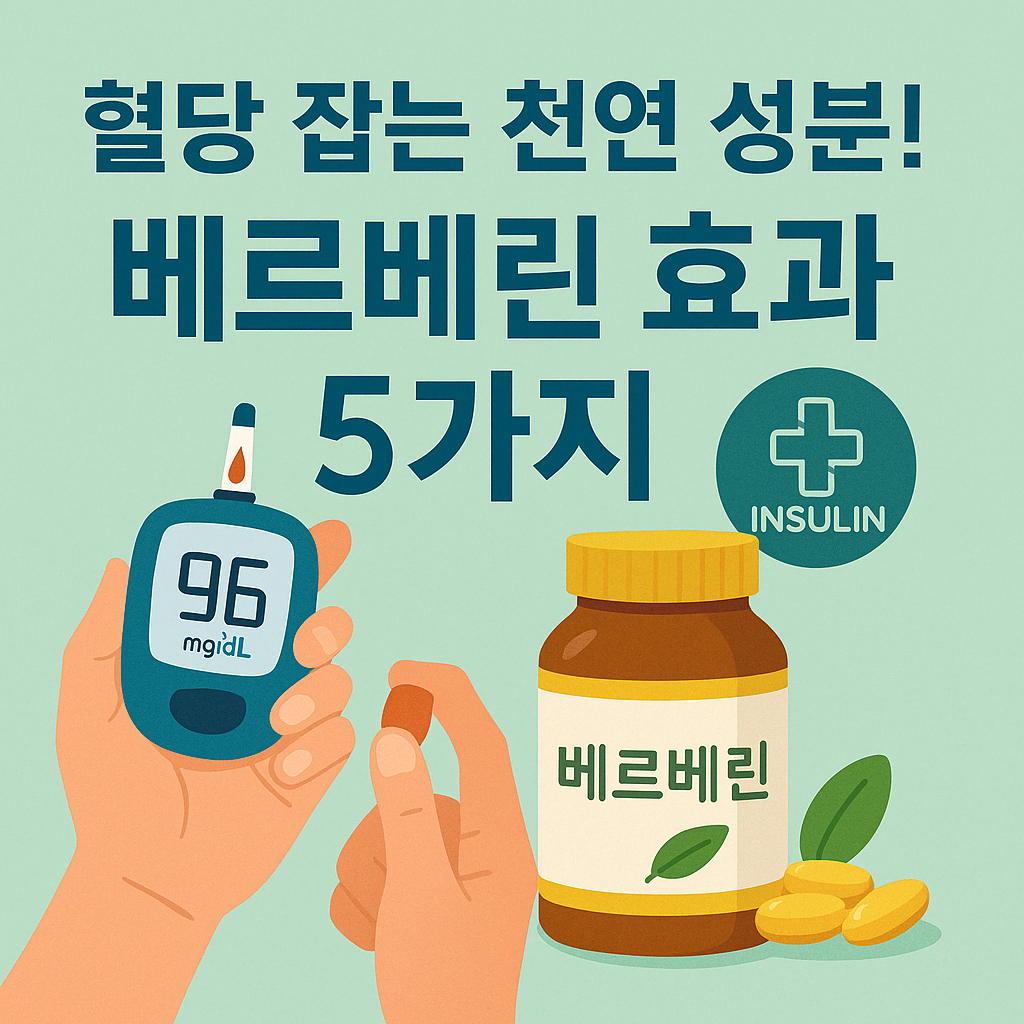 혈당 잡는 천연 성분! 베르베린 효과