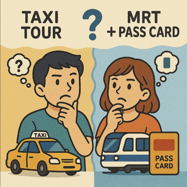 대만 자유여행 교통편 비교(택시투어, 대중교통)