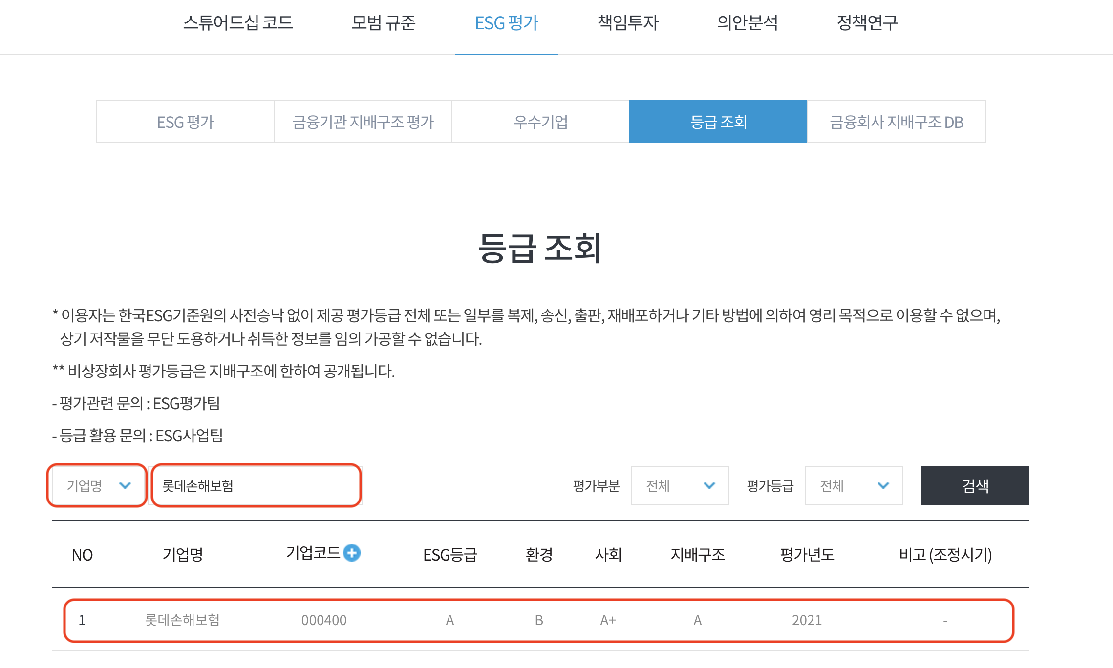 롯데손해보험ESG