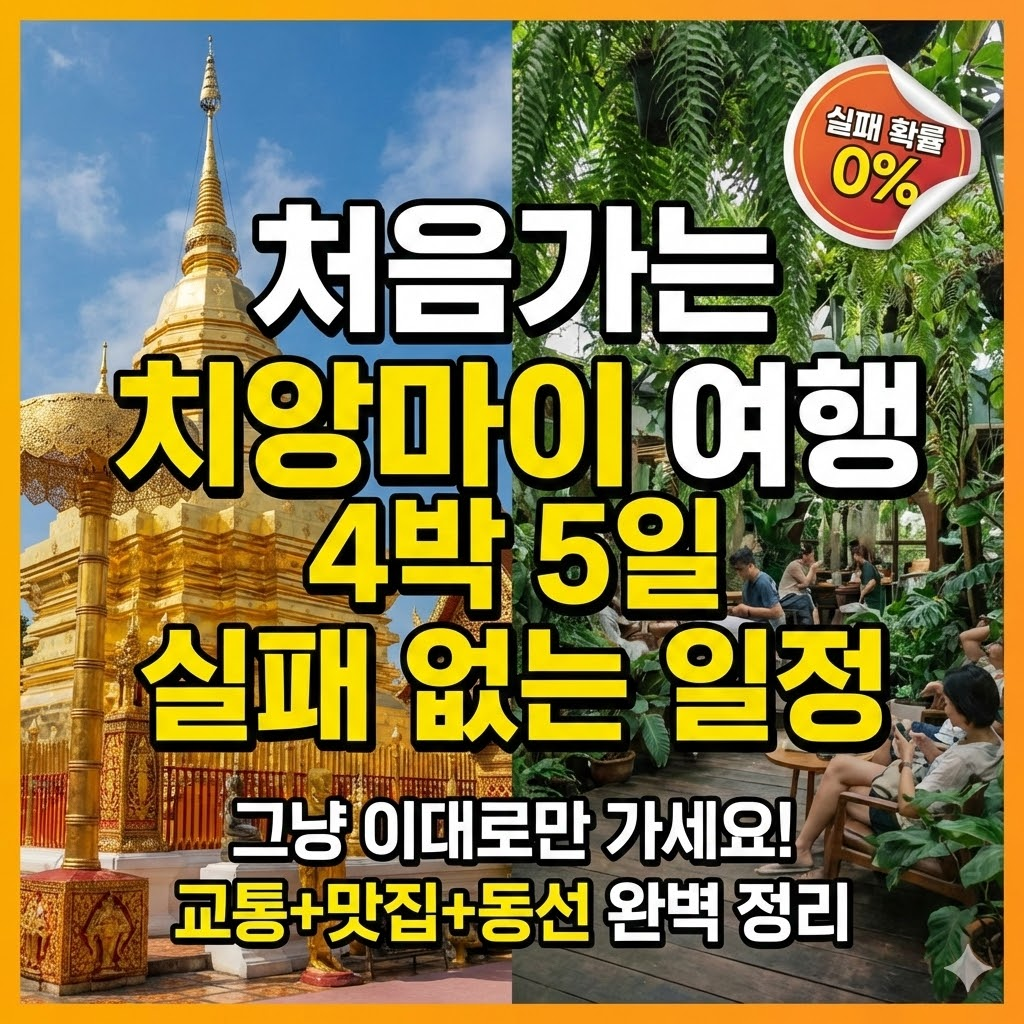 처음가는 치앙마이 여행 4박5일 일정 이렇게 짜면 실패 없다