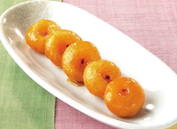 한국의 떡 종류 우메기떡(개성주악)