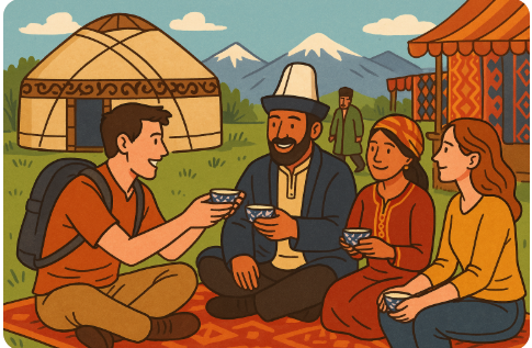 혼자서 여행하는 중앙아시아 밍글링 투어 이미지