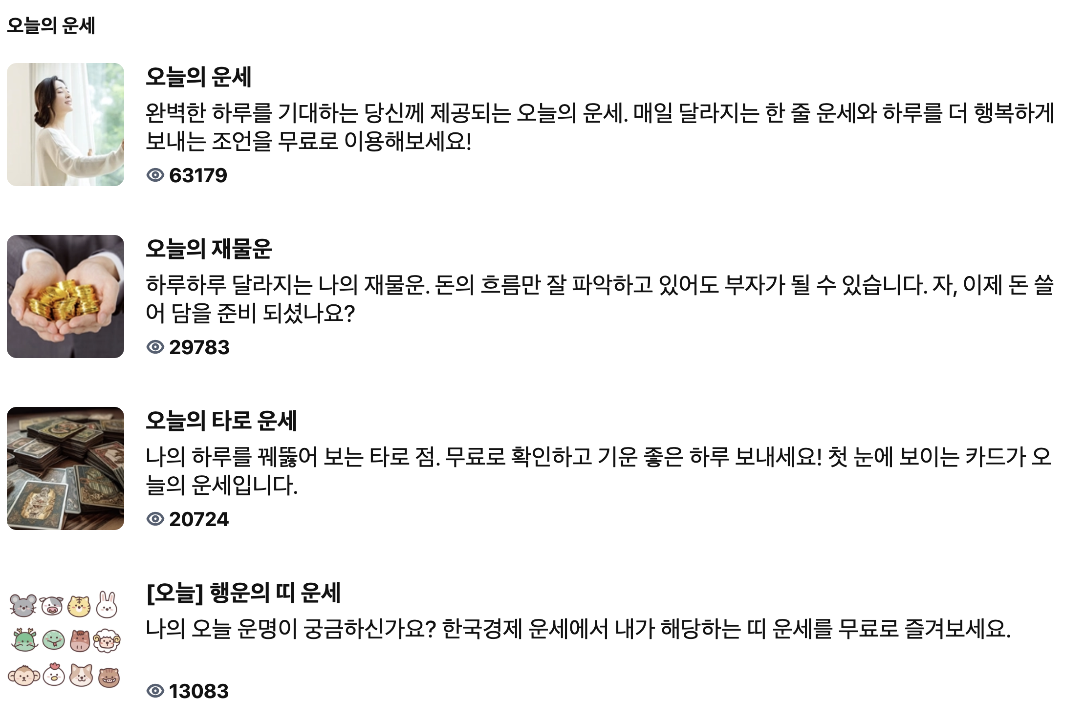 2025 신년운세