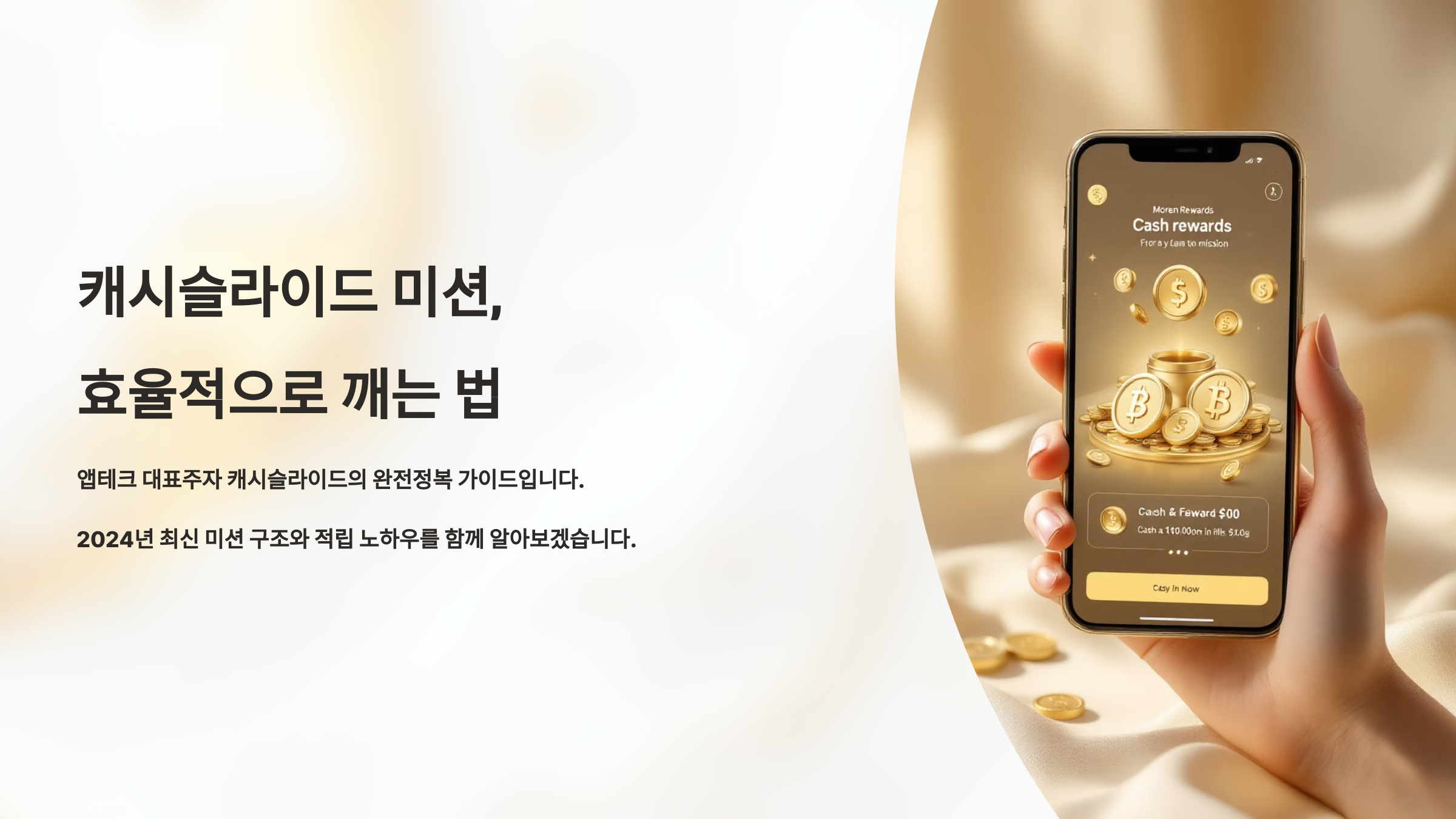 캐시슬라이드 미션, 어떻게 하면 더 효율적으로 깰 수 있을까?