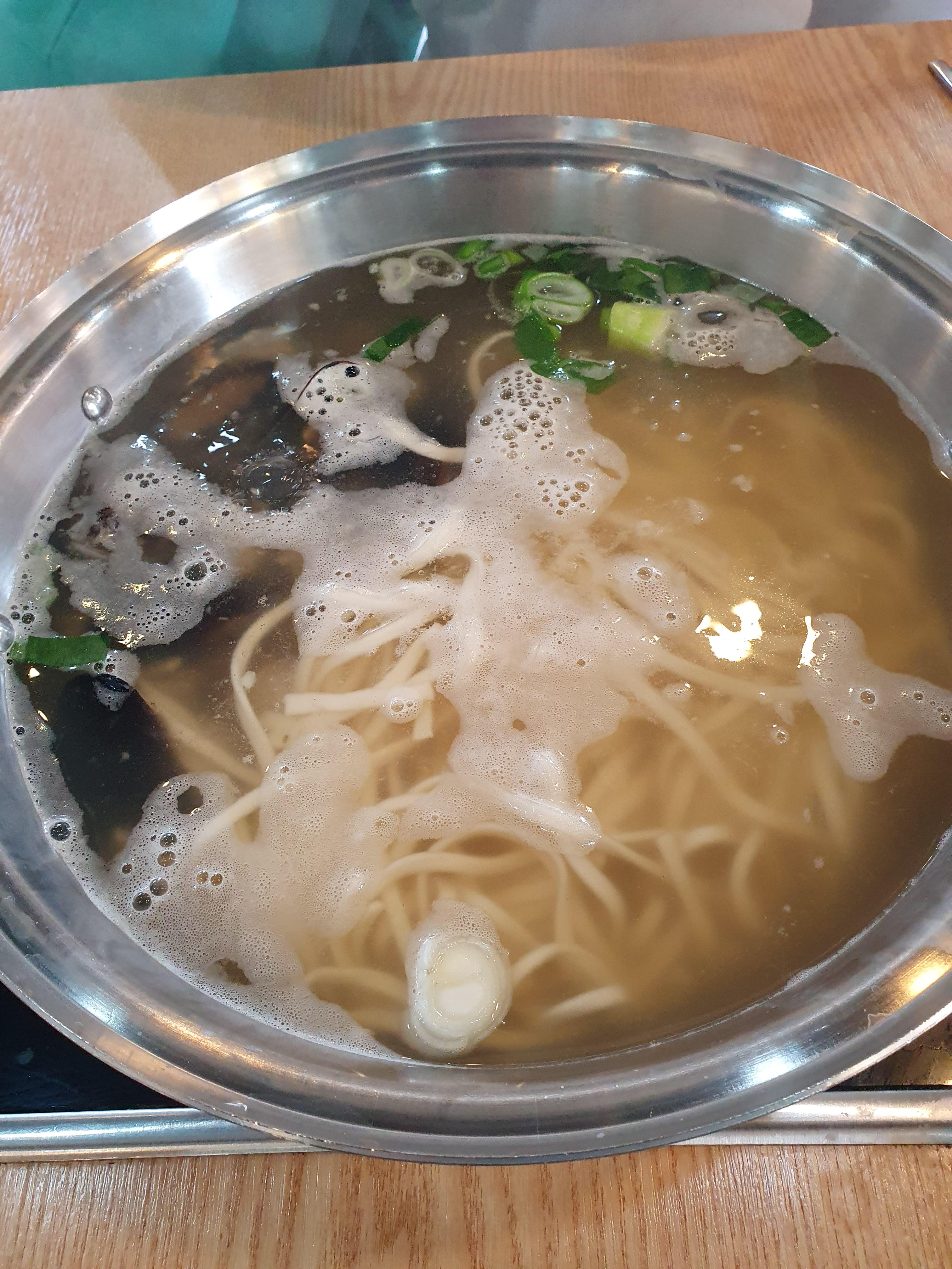 물총칼국수 2인분