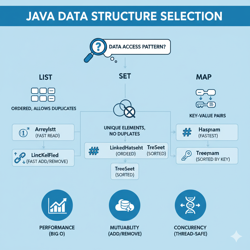 자바 자료구조 선택