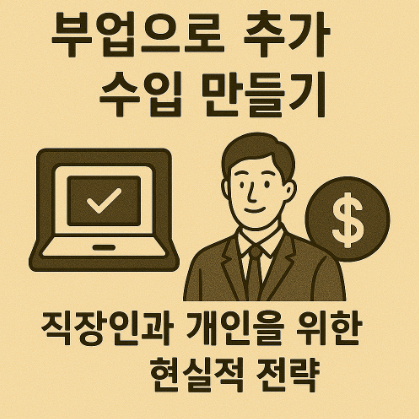 부업으로 추가 수입 만드는 방법 관련 사진