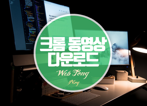 크롬 동영상 다운로드 확장프로그램