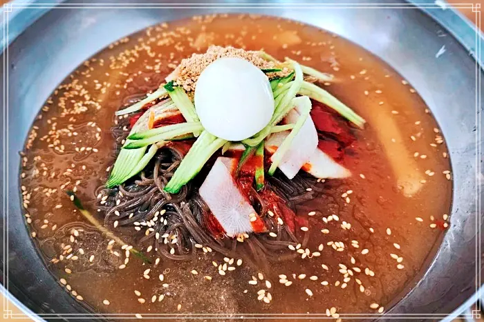 인천 화평동 맛집 수박냉면, 세숫대야 냉면