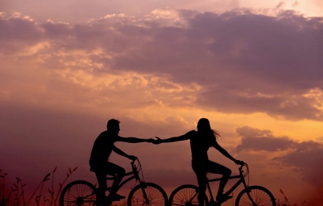 커플자전거