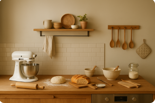 제빵사의 홈베이킹 스튜디오, 효율과 감성을 살린 인테리어 아이디어