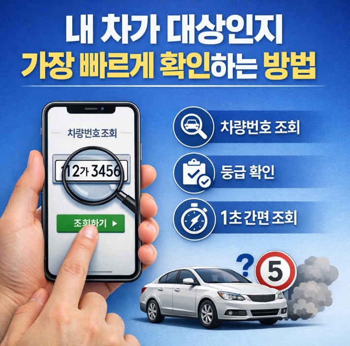 차량5부제 요일표 총정리, 민간도 해당될까? 대상차량·예외·5등급 차이까지