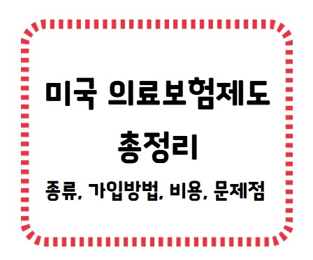 썸네일- 미국의료보험제도 총정리