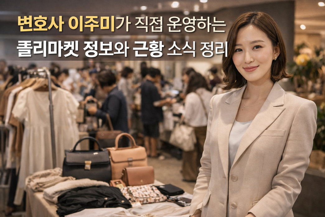변호사 이주미 직접 운영하는 플리마켓 정보와 근황 한눈에 정리