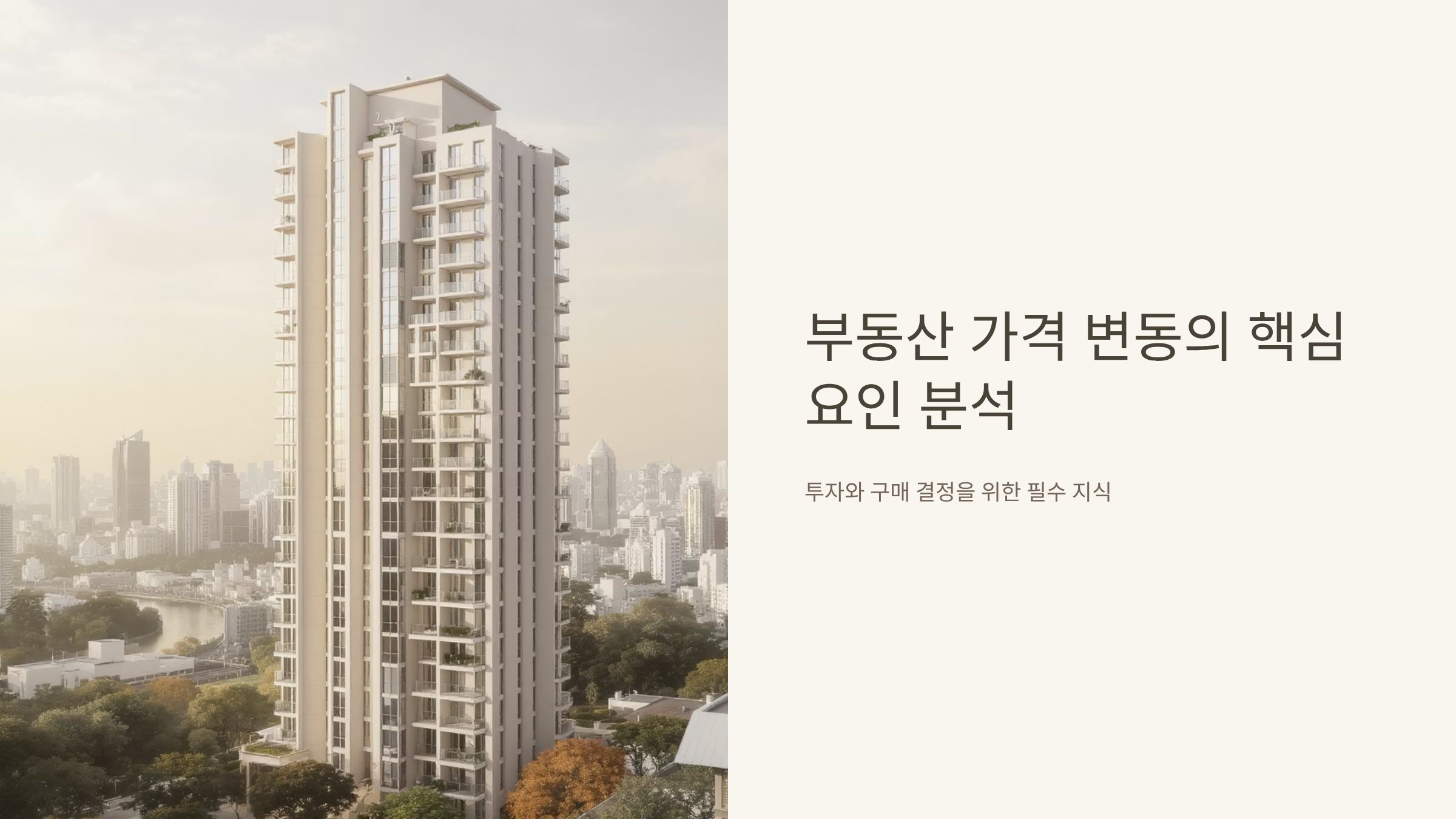 부동산 가치 상승 핵심 요인 7가지 완벽 분석