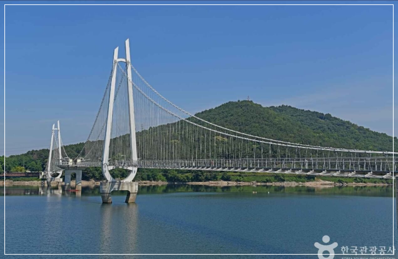 논산 가볼만한곳 베스트10 탑정호 출렁다리 & 수변생태공원