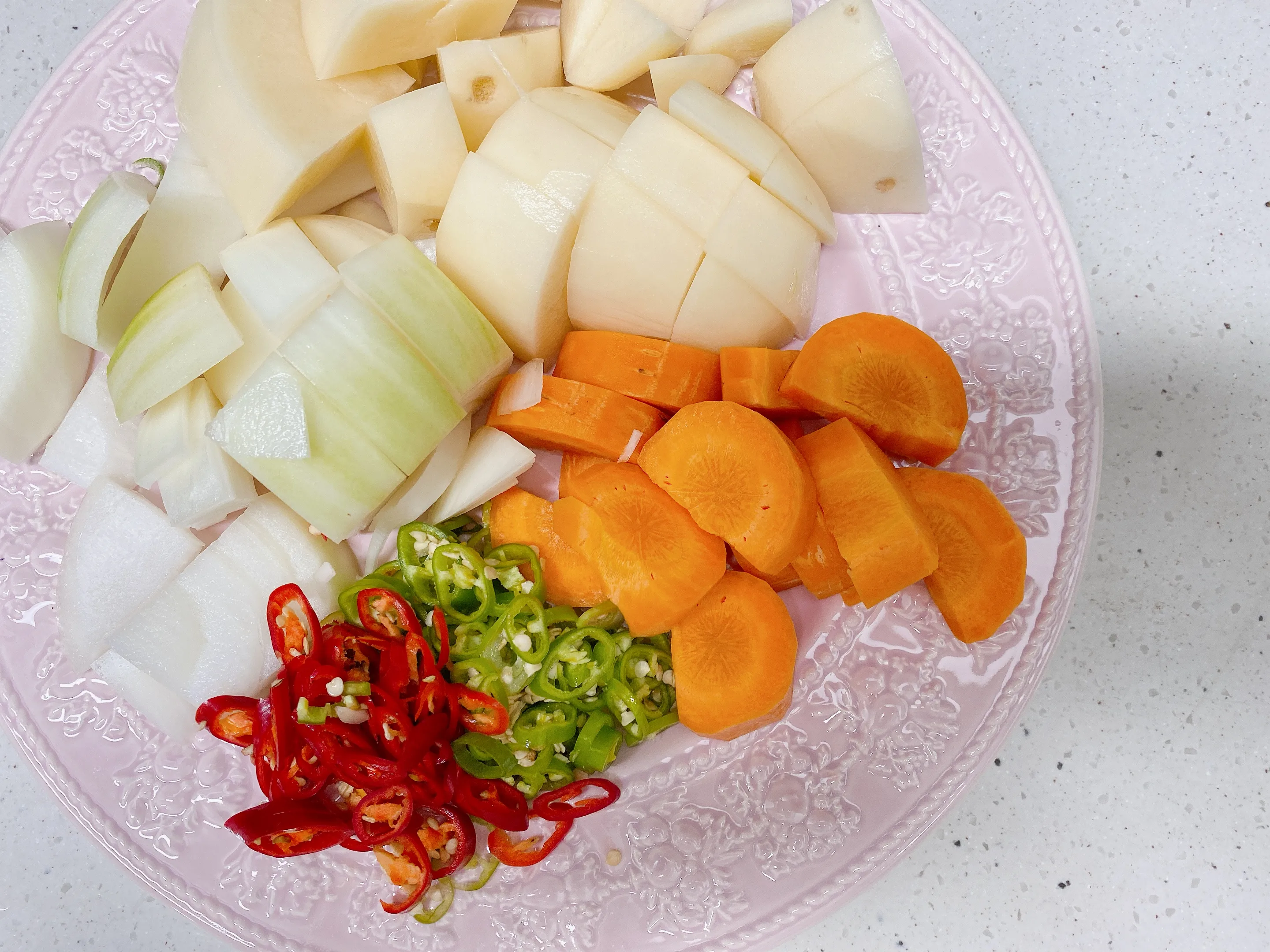 백종원 간장찜닭 요리 야채