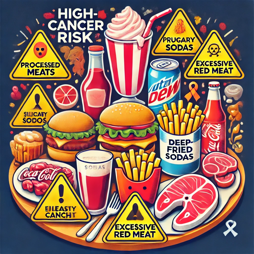 암 발생률이 높은 식습관 사진