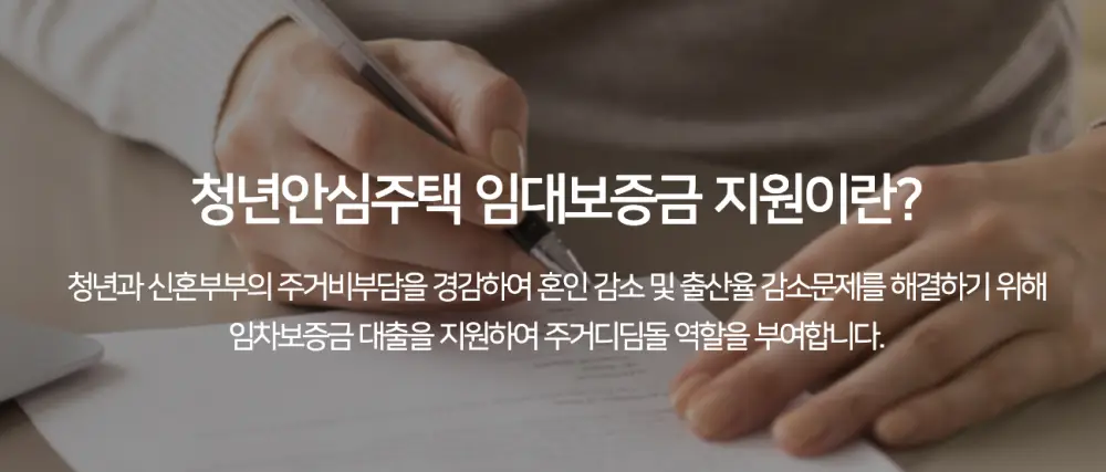 청년안심주택-임대보증금지원-개념