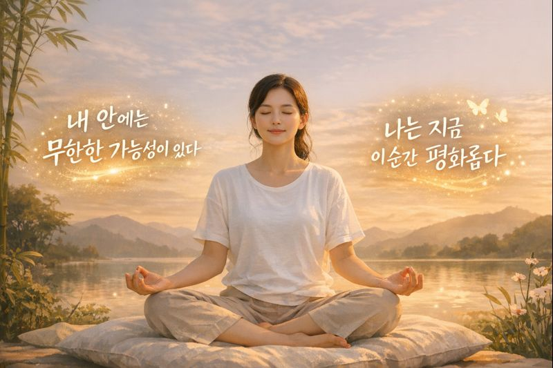 명상과 확언을 함께 하는 이유 관련 이미지