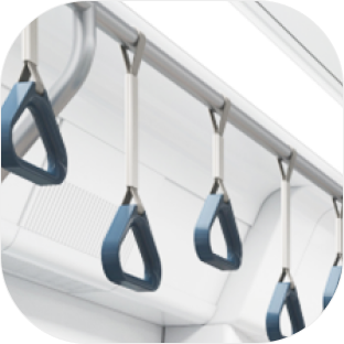 A. 높낮이가 다른 핸드스트랩