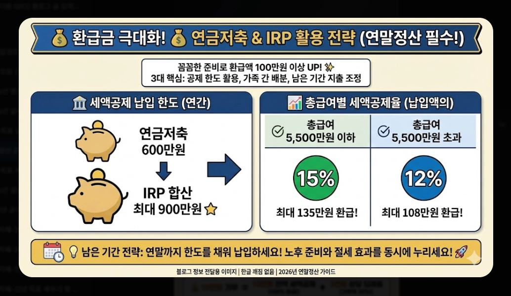 2026년 연말정산 준비 체크리스트 완벽 가이드
