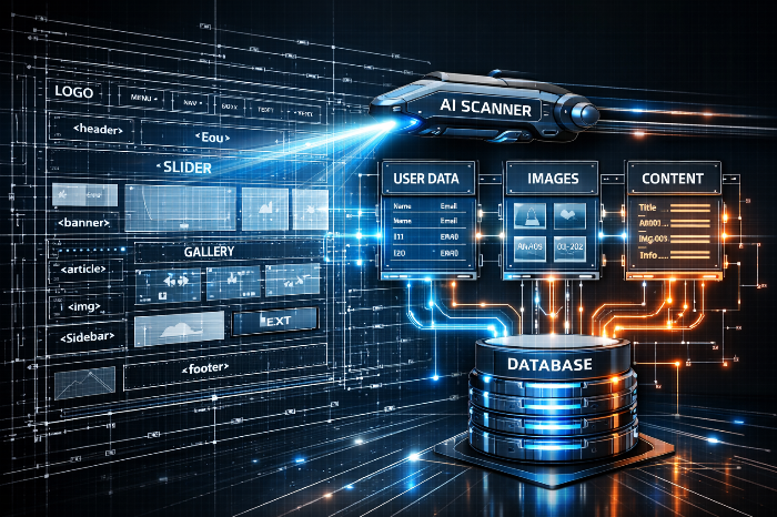 웹사이트 정보를 태그별로 분류하여 인식하는 AI 스캐너