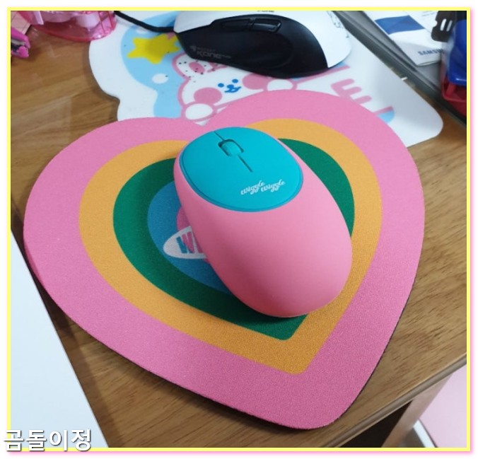 위글위글 마우스 하트패드 세트 - 2