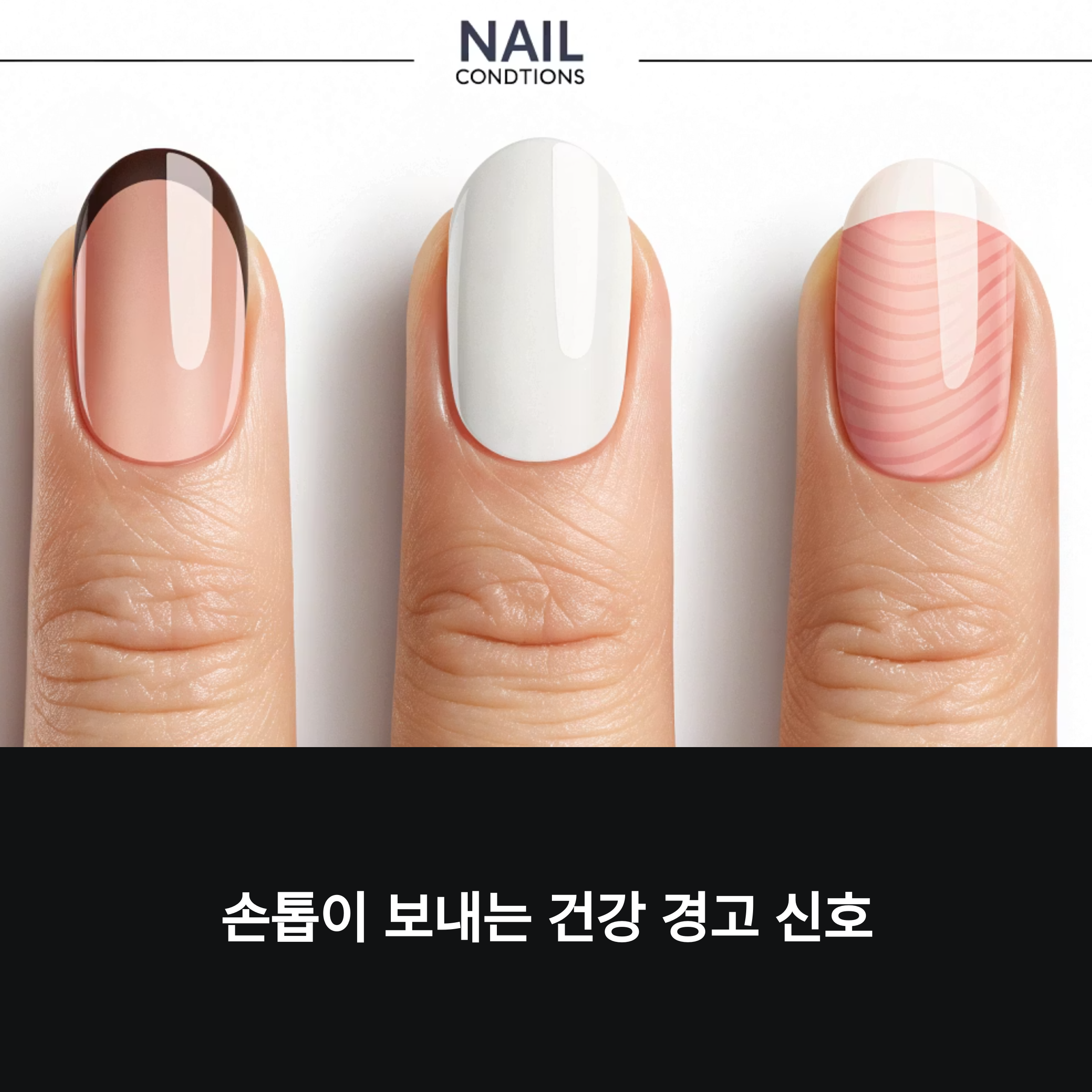 손톱이 보내는 건강 경고 신호