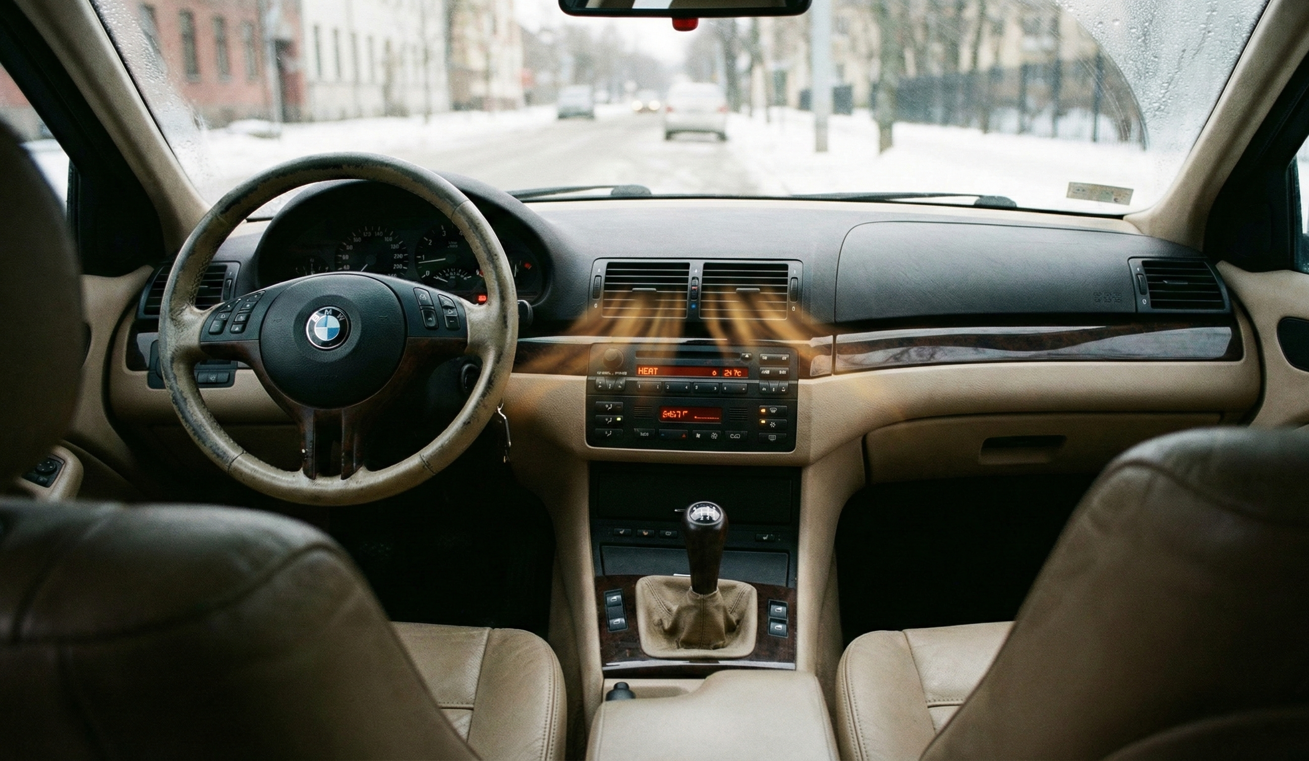 자동차 히터 따뜻한 바람 정상 작동