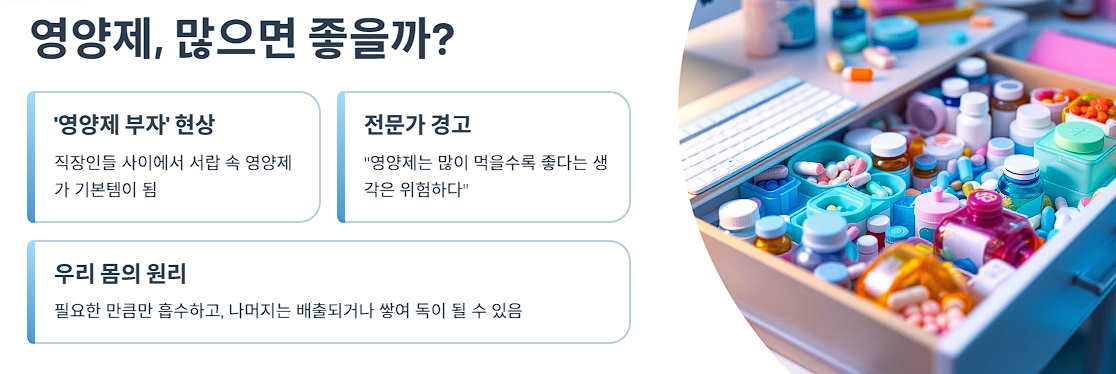 영양제, 많으면 좋을까?