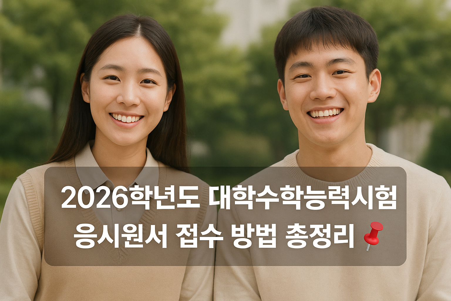 2026학년도 대학수학능력시험 응시원서 접수