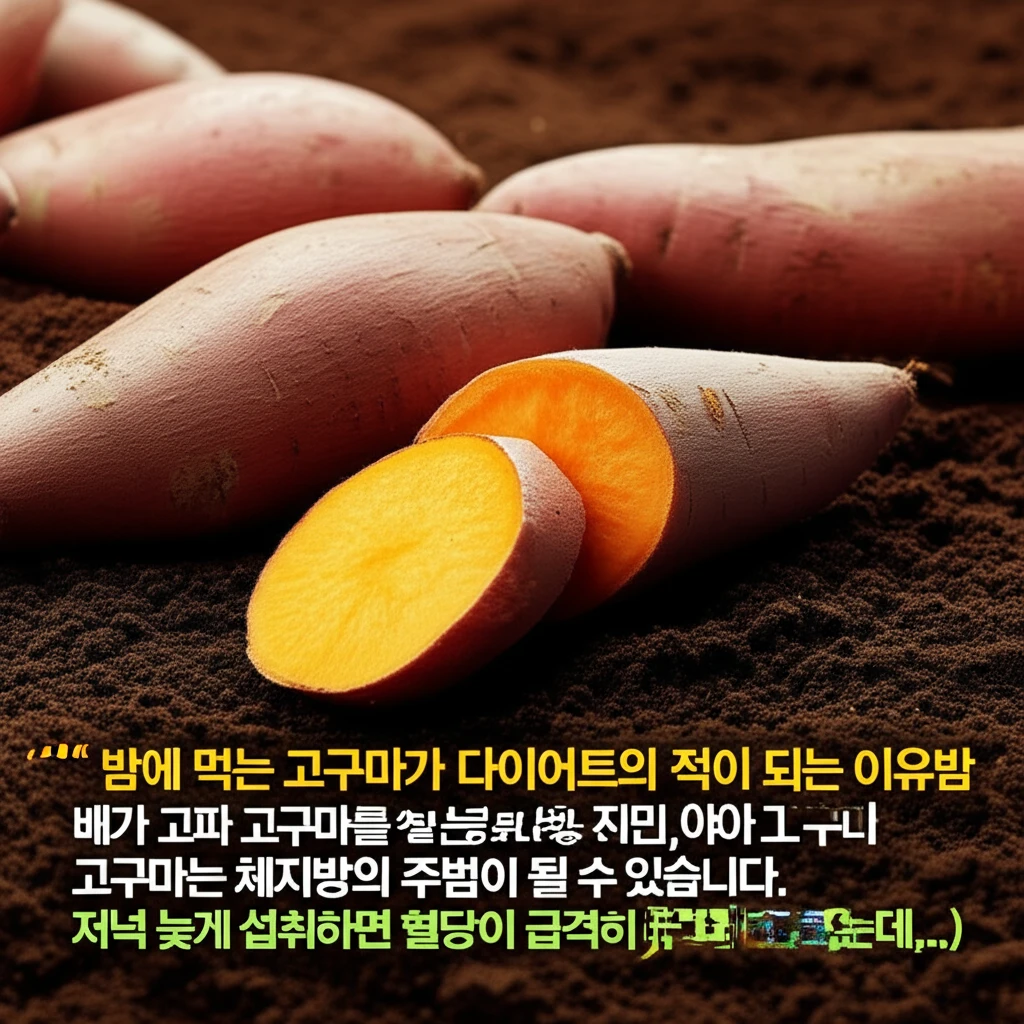 고구마 다이어트 체지방 감량 극대화하..