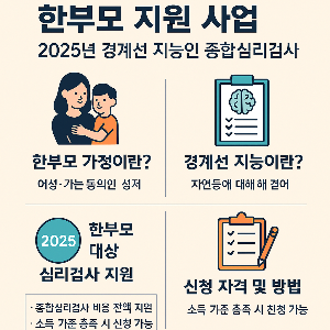 한부모 지원사업