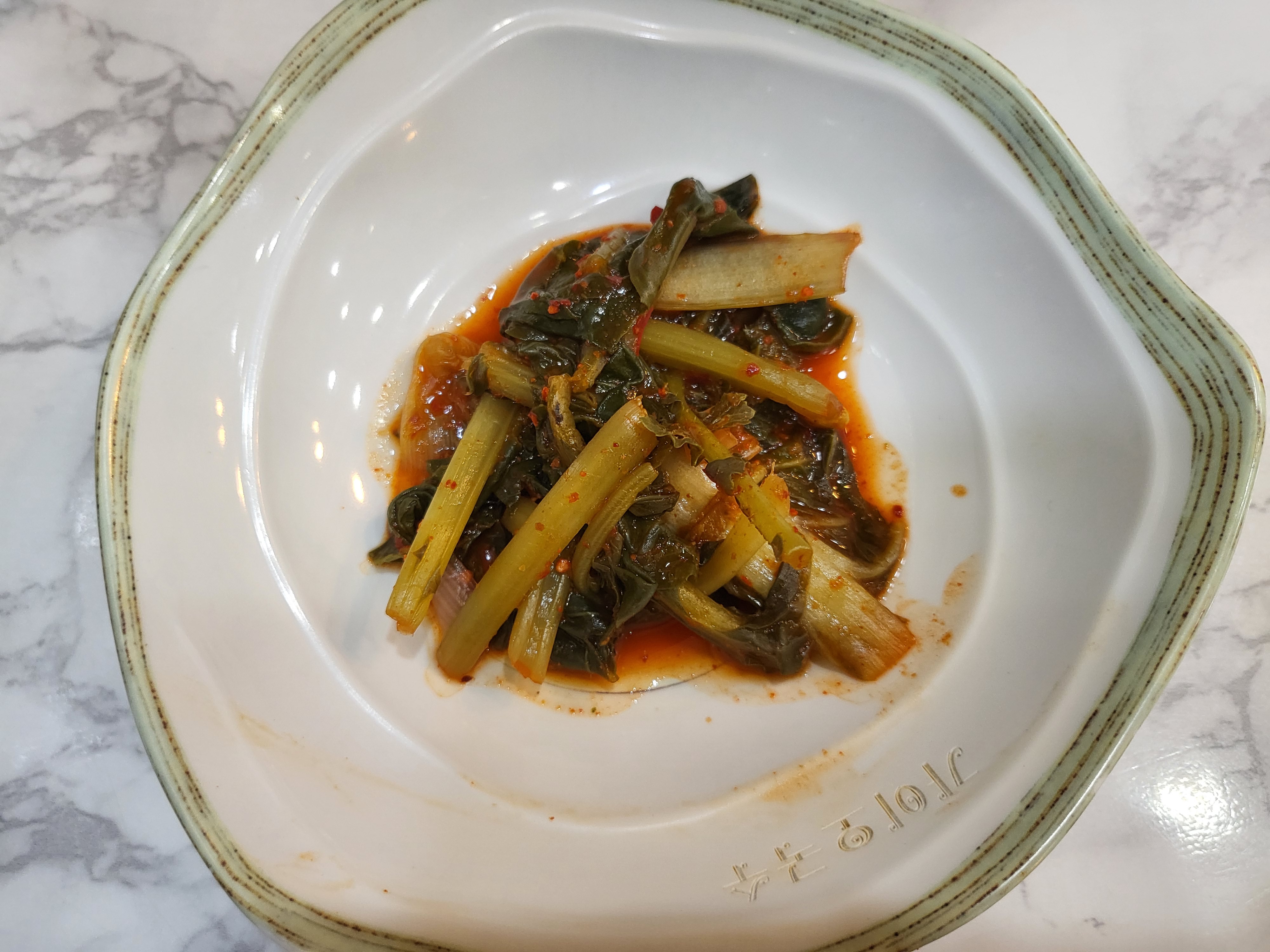 가이오국수 - 열무김치